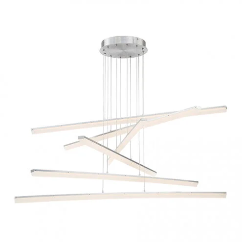 dweLED Line 48″ Wide Aluminum LED Kitchen Island Light Pendant